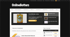 Desktop Screenshot of onlinebotters.com